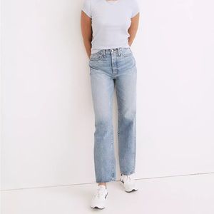 NWT Madewell The Perfect Vintage Straight Jean